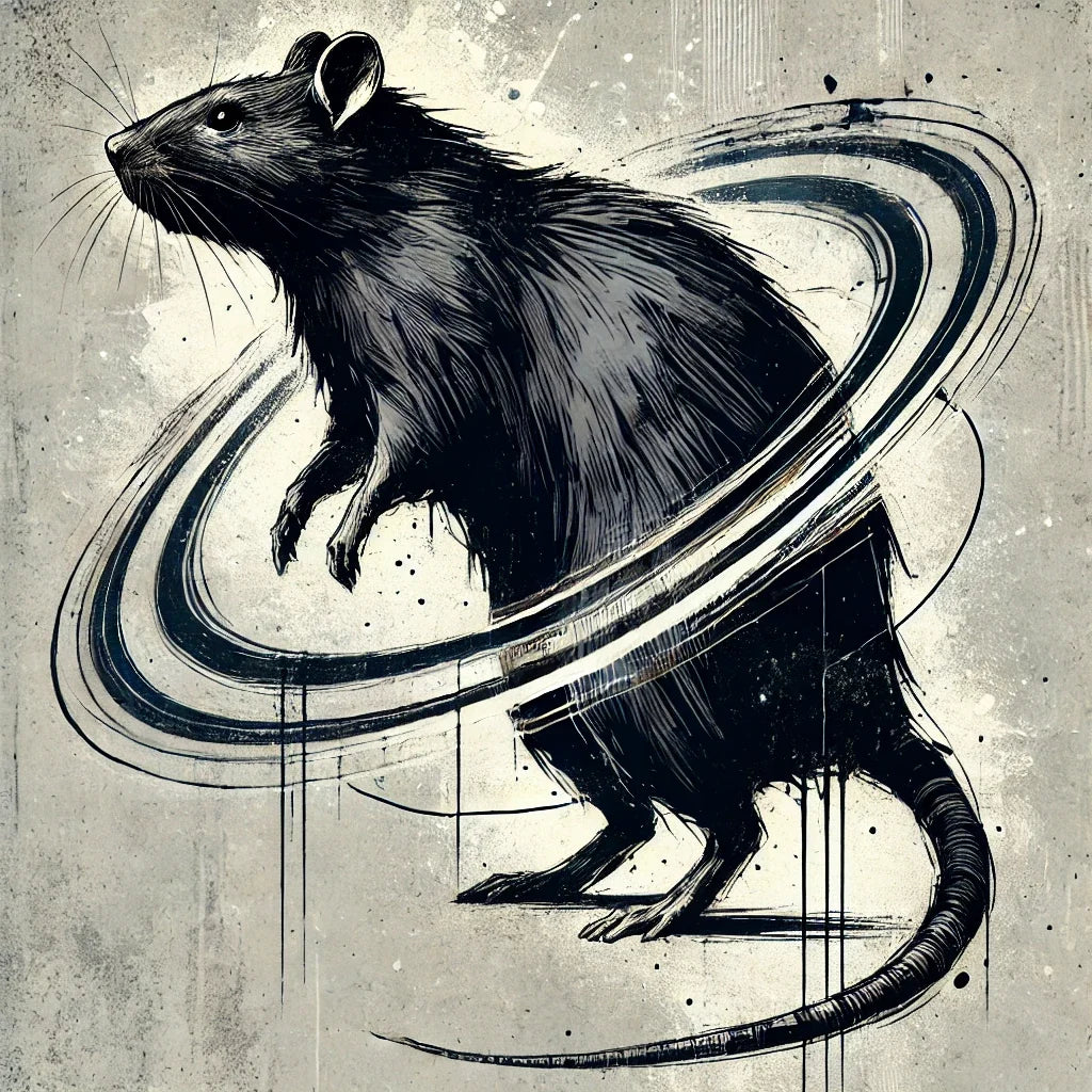 Cosmic Rat Sketch Canvas