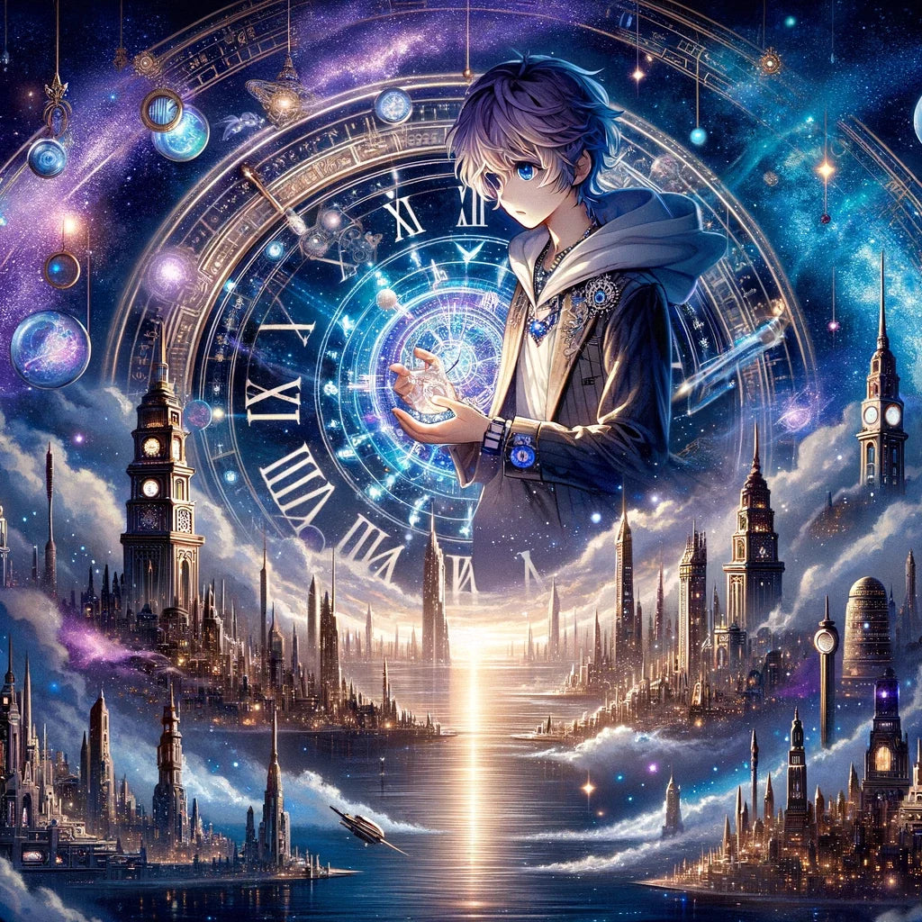 Cosmic Time Voyager Cotton Cushion