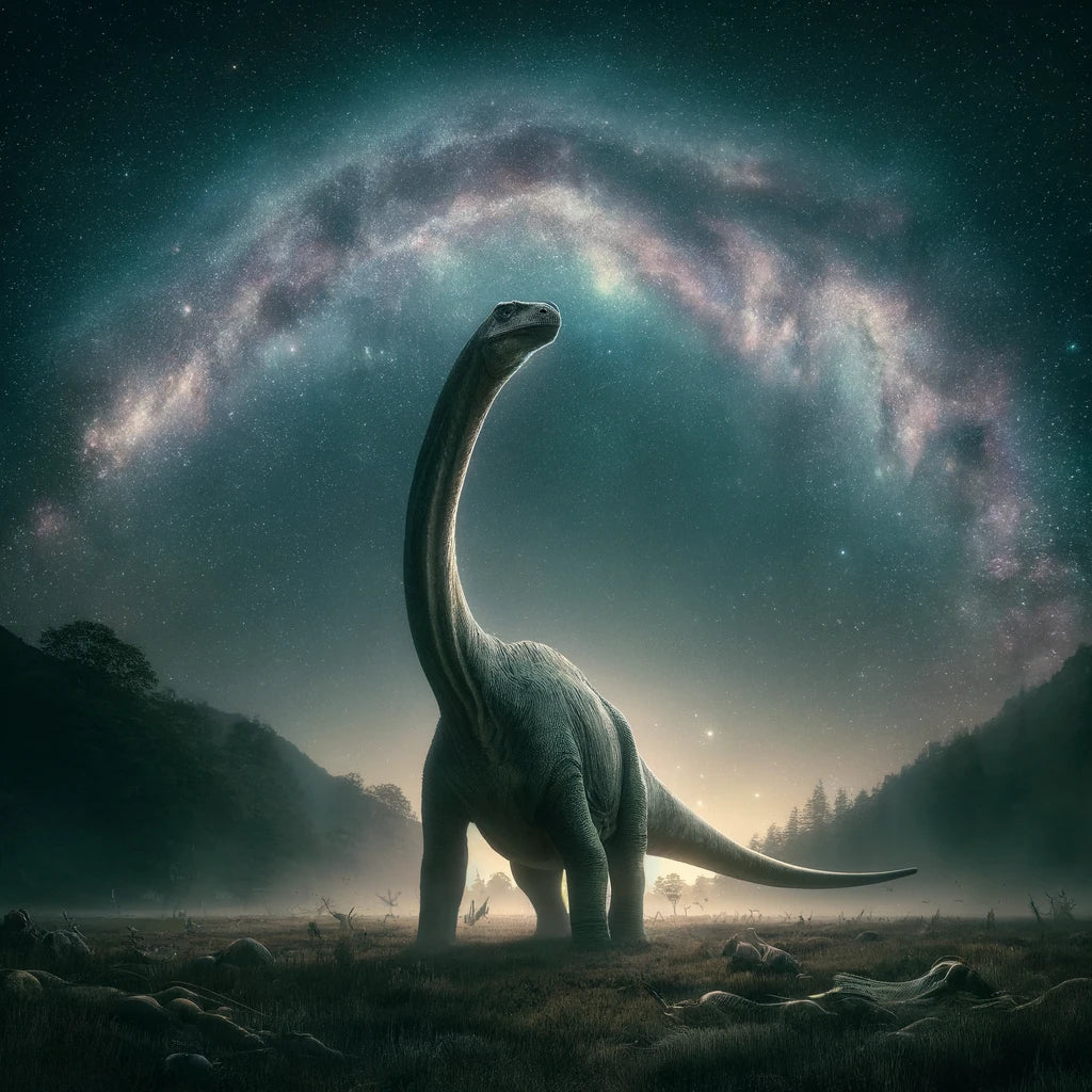 Cosmic Wonder Brachiosaurus Cotton Cushion