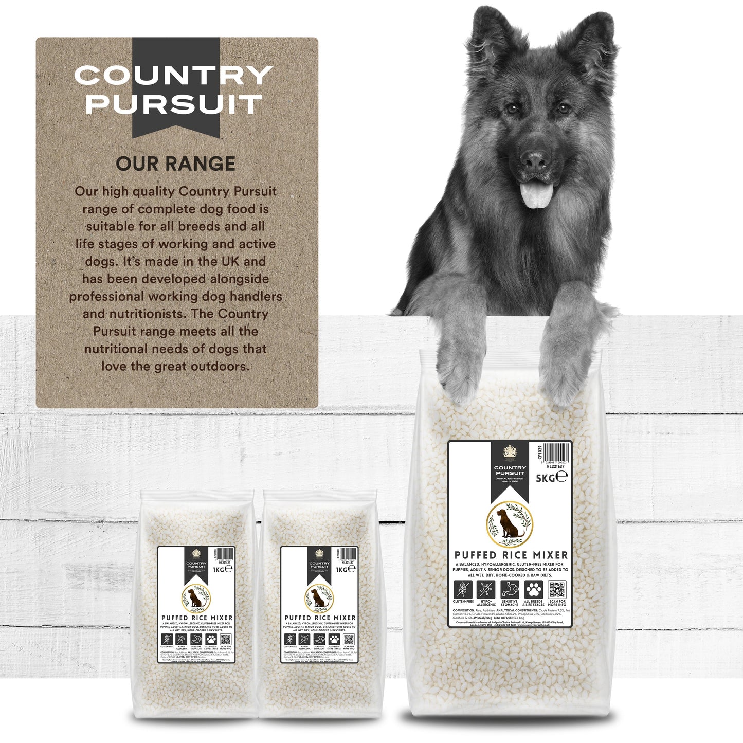 Country Pursuit Puffed Rice Mixer 175g Sample Size