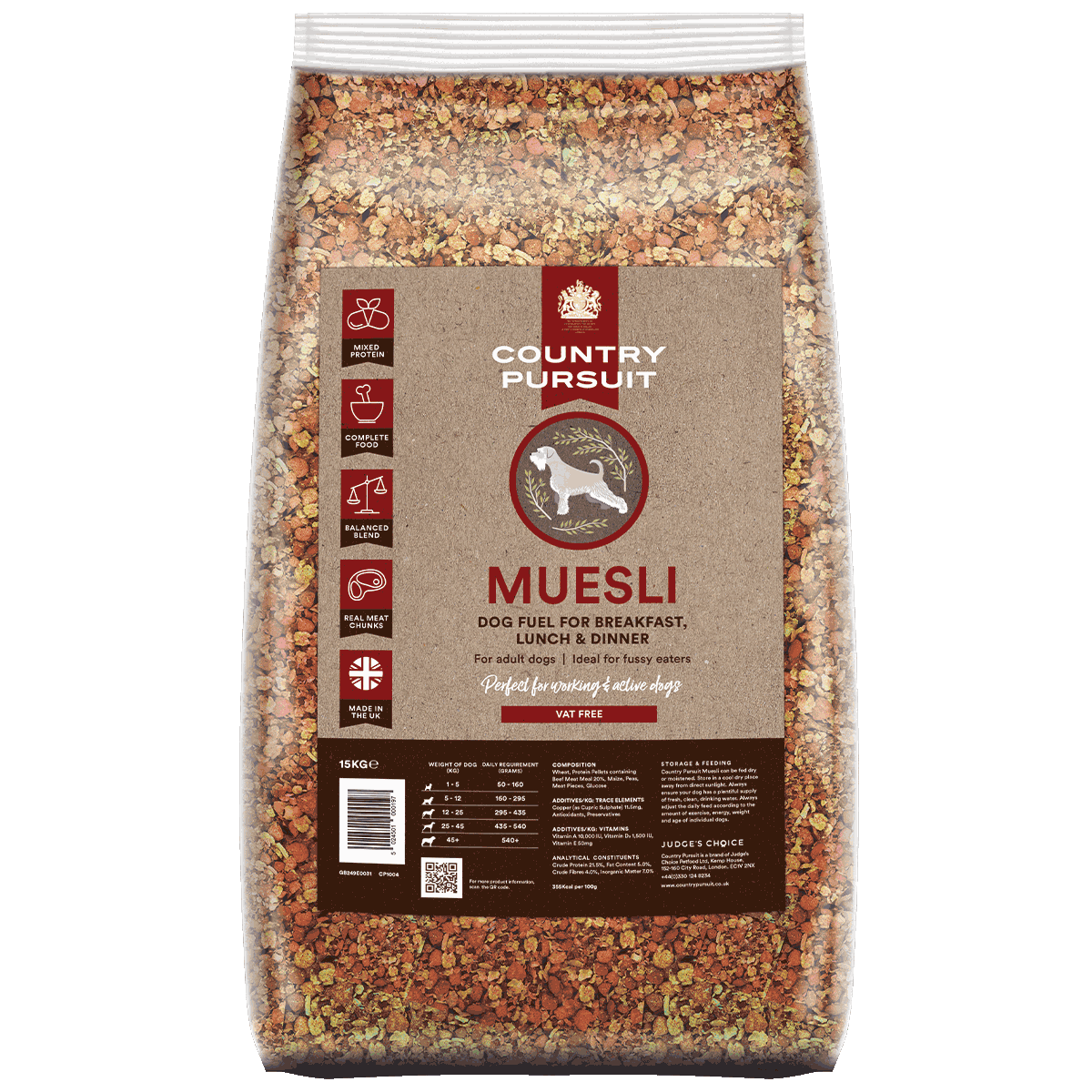 Muesli Moist Mix Adult Dry Dog Food