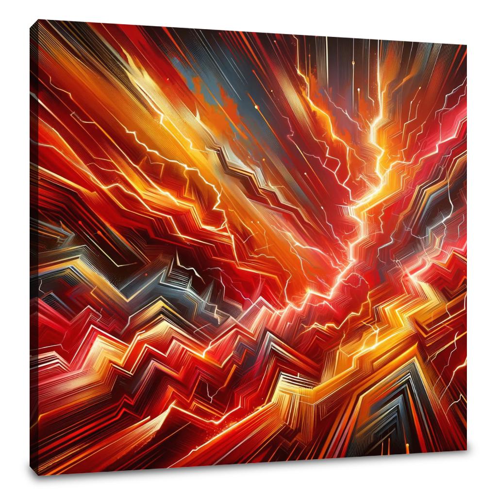 Excitement Sparked Canvas