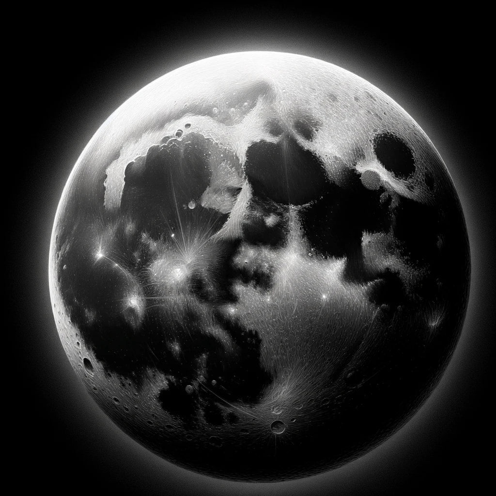 Craters of Lunar Secrets Cotton Cushion