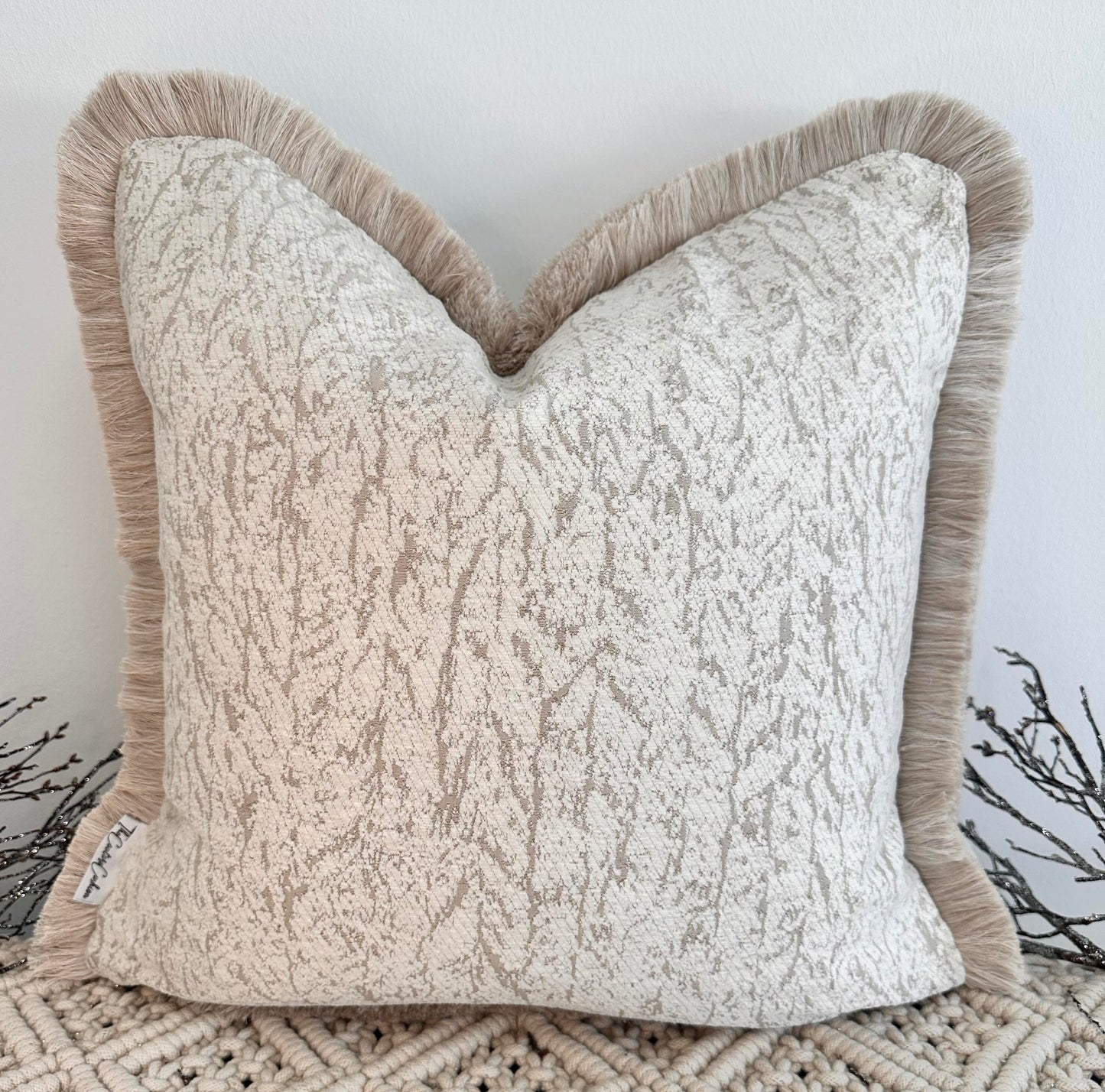 The Couture Cushion - The White Charlotte - Style No. 117 (DISCONTINUED)