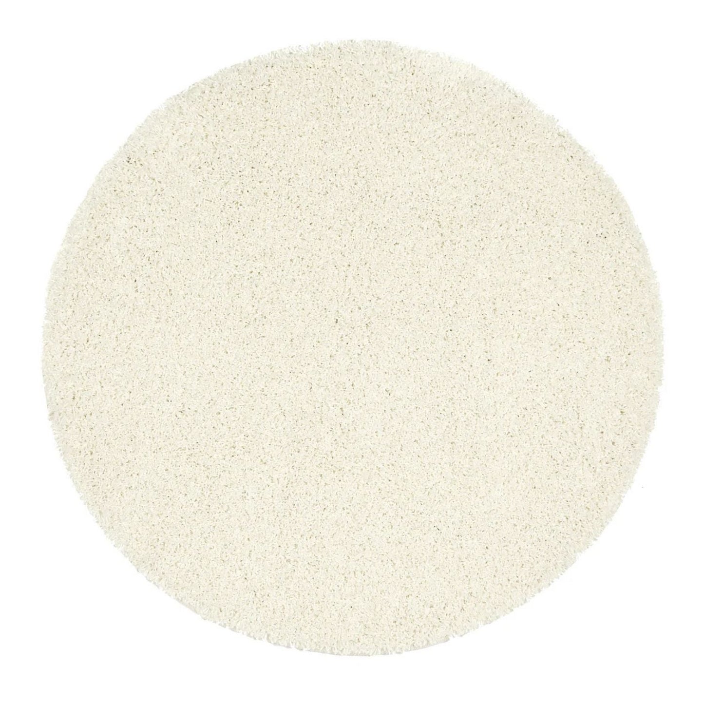 Washable Ghost Ivory Shaggy Rug