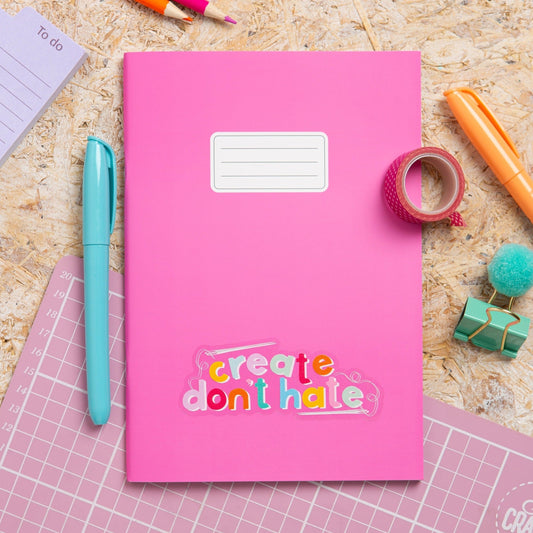 Create Don't Hate Sticker