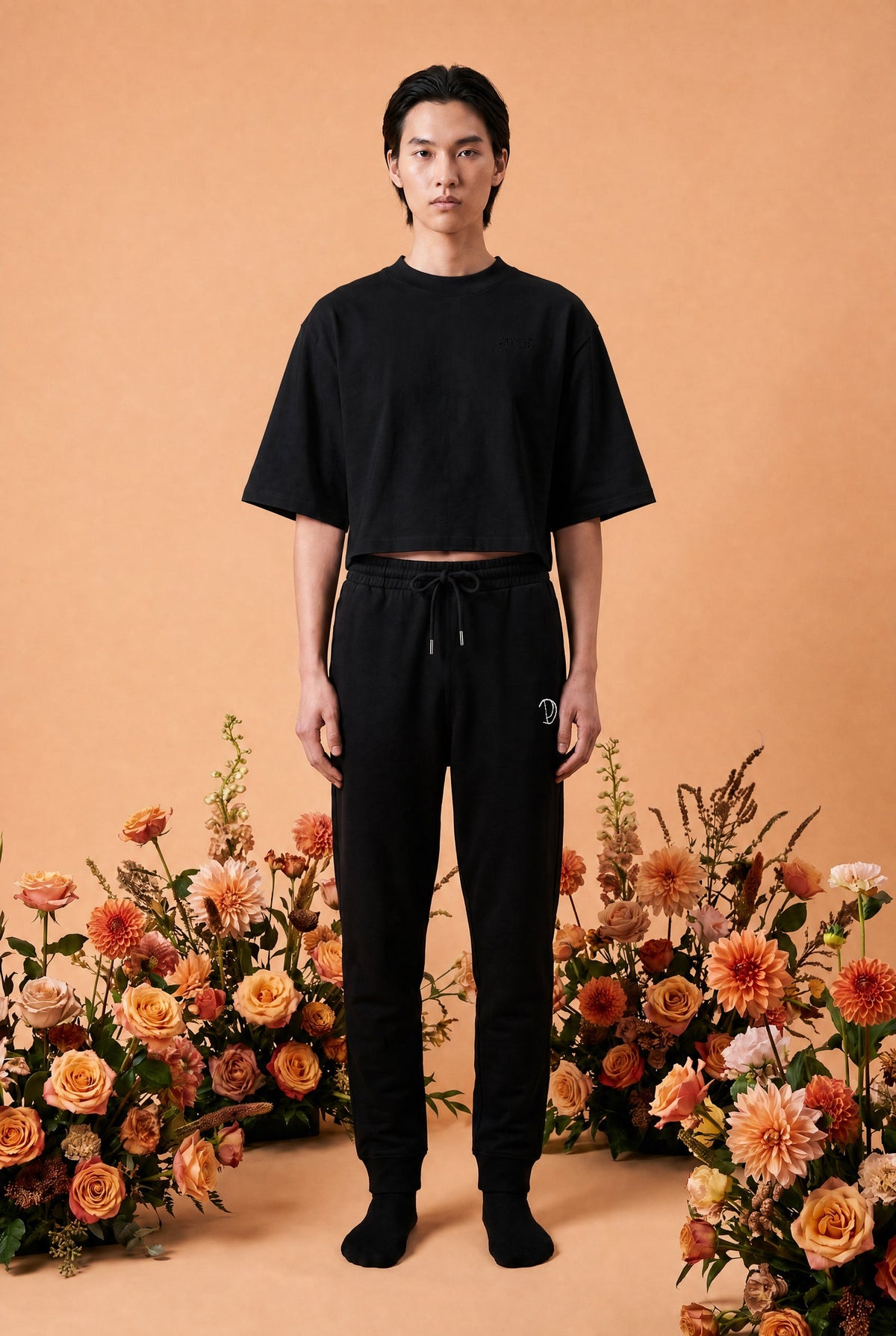 Embroidered Pitod Crop Top