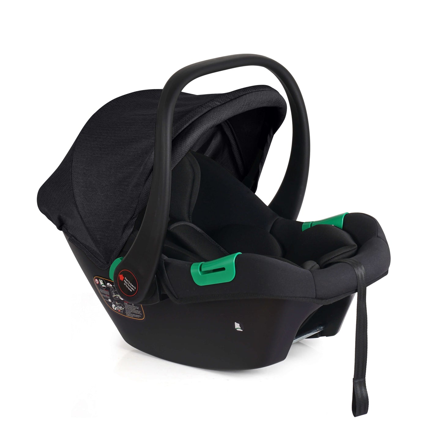 For Your Little One Cruise 3 In 1 Travel System With Car Seat - Eclipse Black (Free Cupholder / Seat Liner Included!)