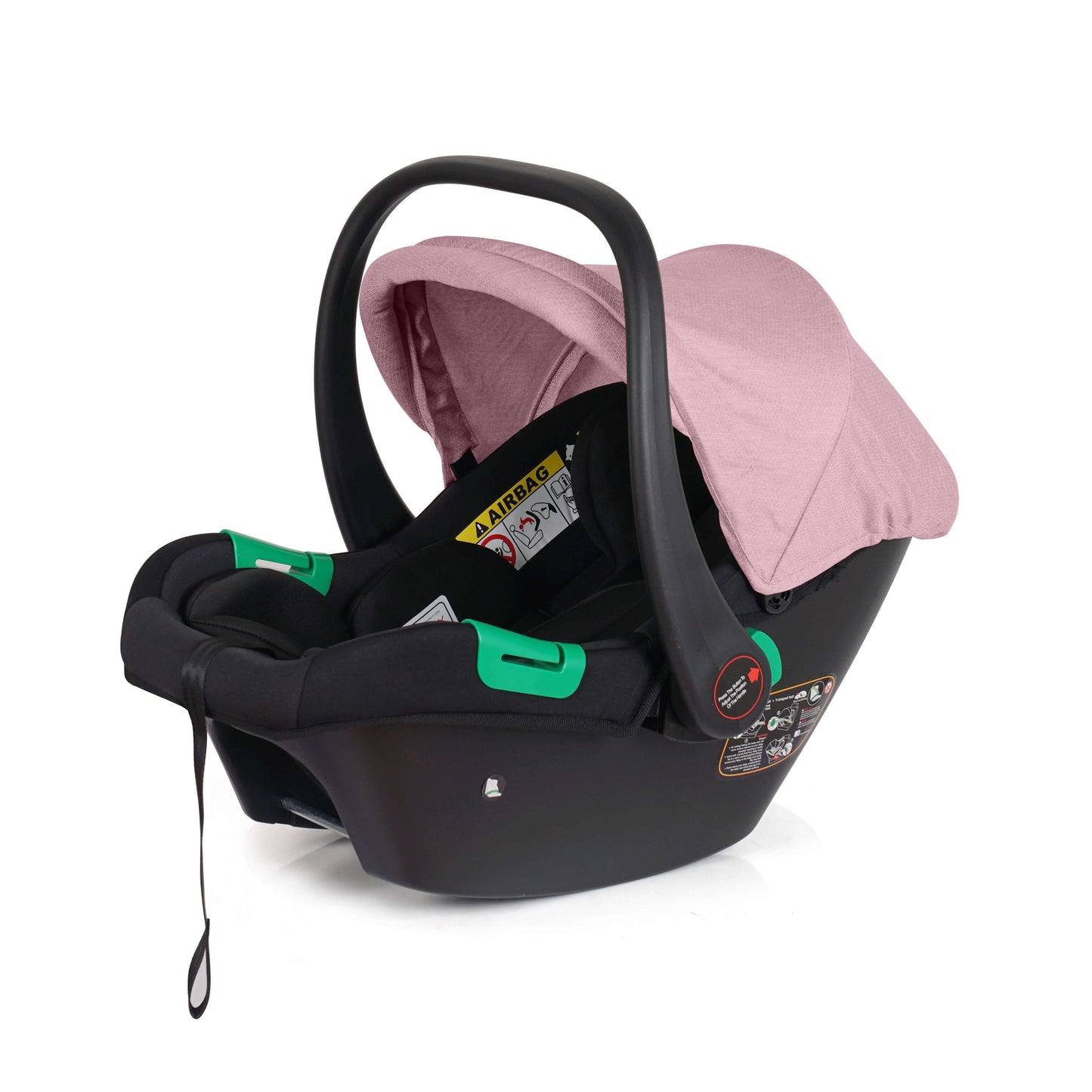 For Your Little One Cruise 3 In 1 Travel System With Car Seat And ISOFIX Base - Blush Rose (Free Cupholder And Seat Liner Included!)