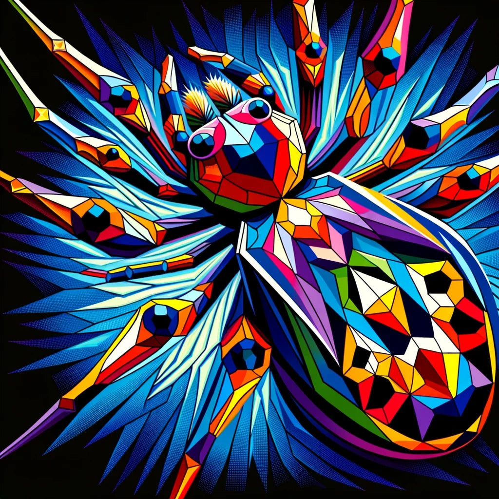 Cubist Courtship Canvas