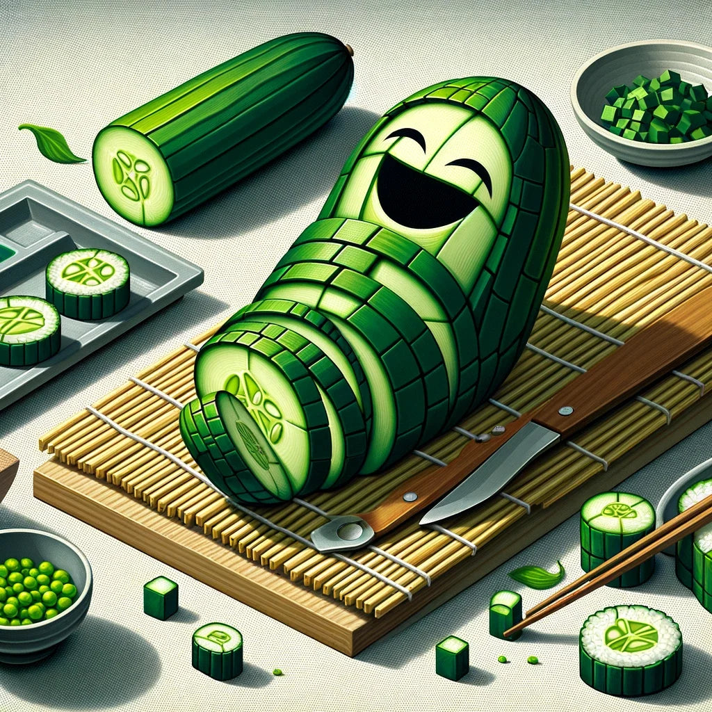 Cucumber Roll Canvas