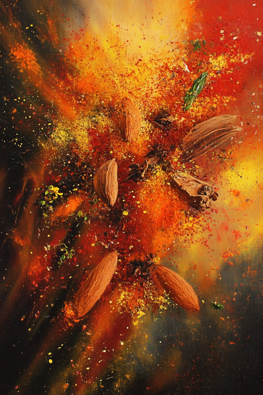 Culinary Whirl Canvas