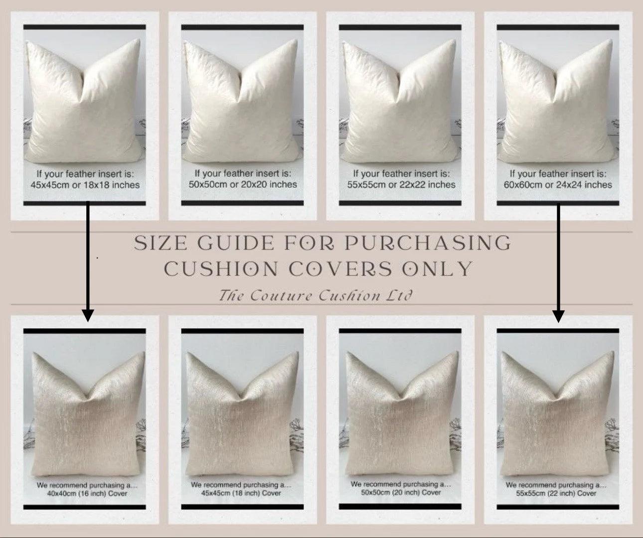 The Couture Cushion - The Sage Laura - Style No. 208