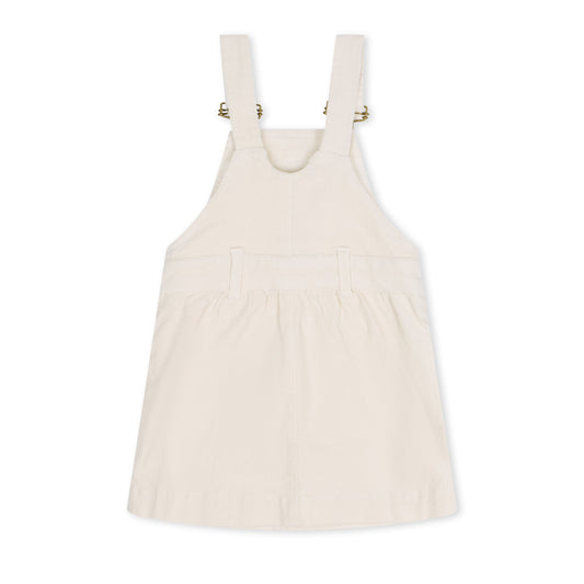 Custard Corduroy Dress