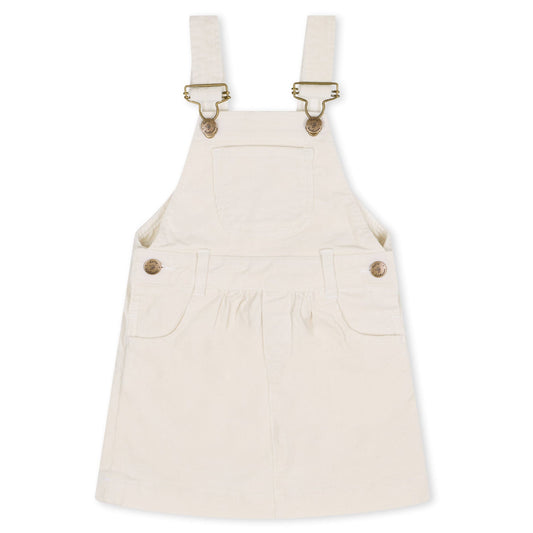 Custard Corduroy Dress
