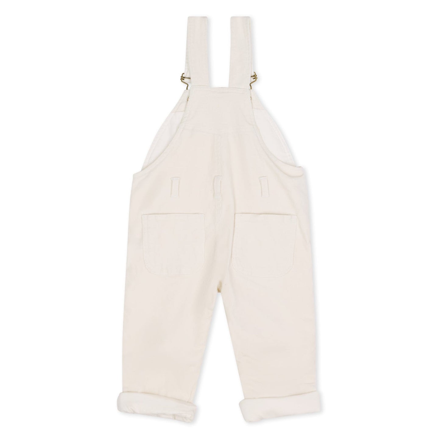 Custard Corduroy Dungarees