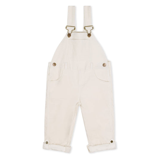 Custard Corduroy Dungarees