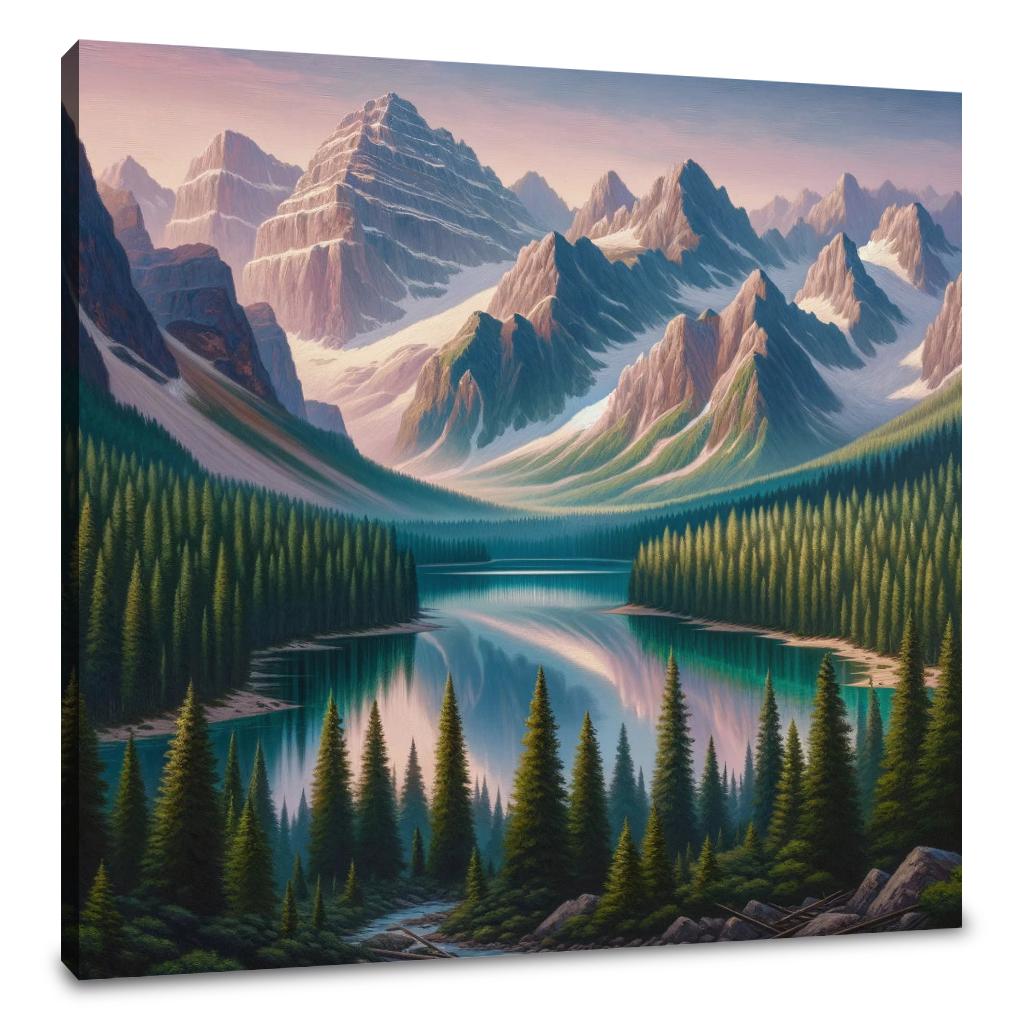 Dawn Mountain Majesty Canvas