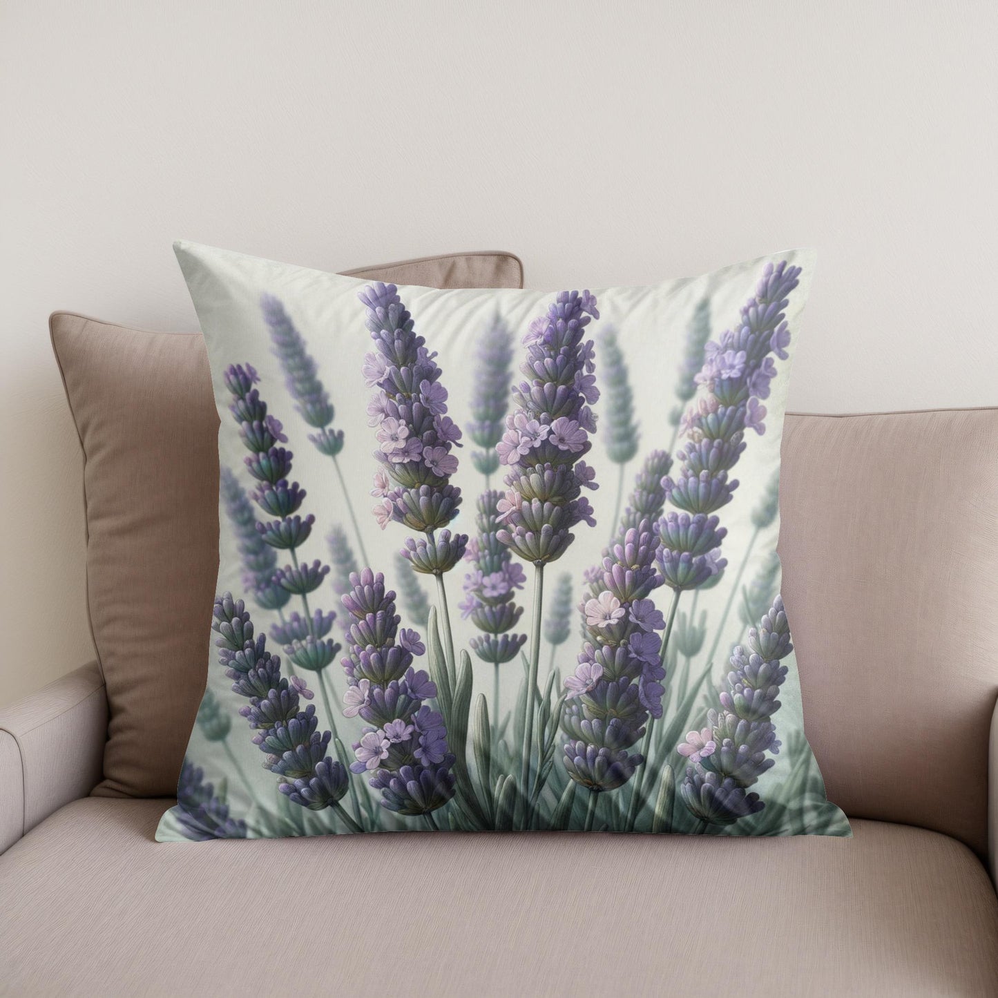 Lavender Serenity Cotton Cushion