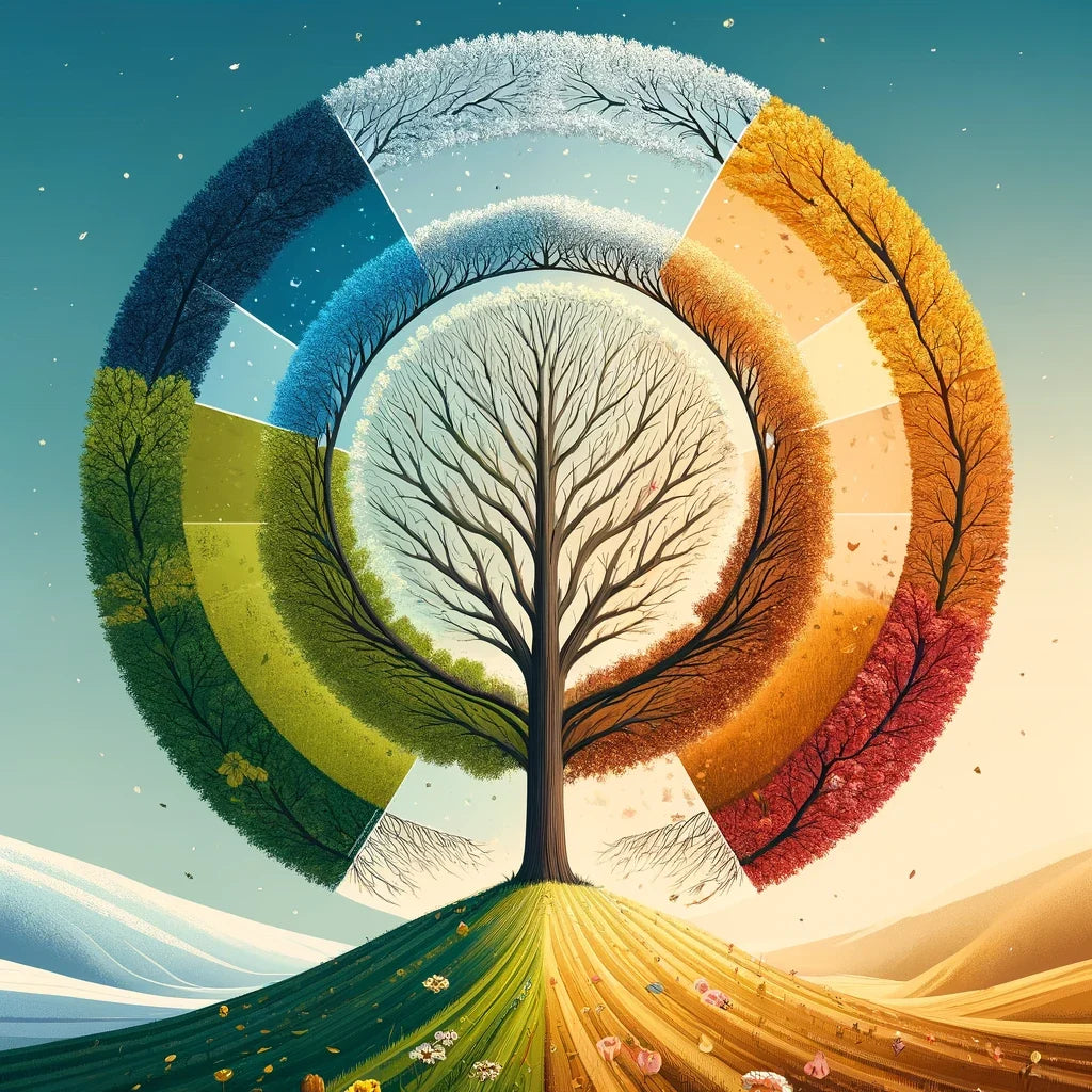 Cycle of Seasons Canvas