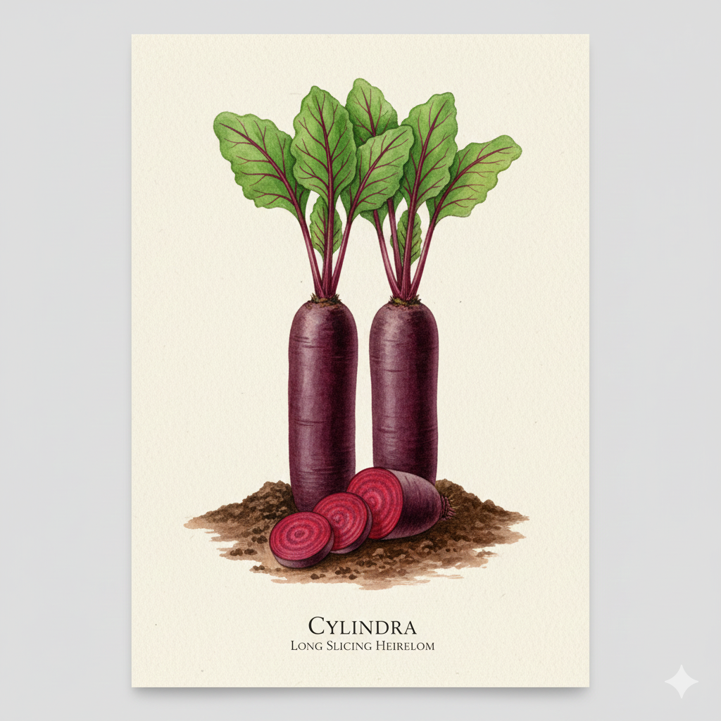 Beetroot Seeds - Cylindra - The Perfect Uniform Slicing Variety (275 Seeds)