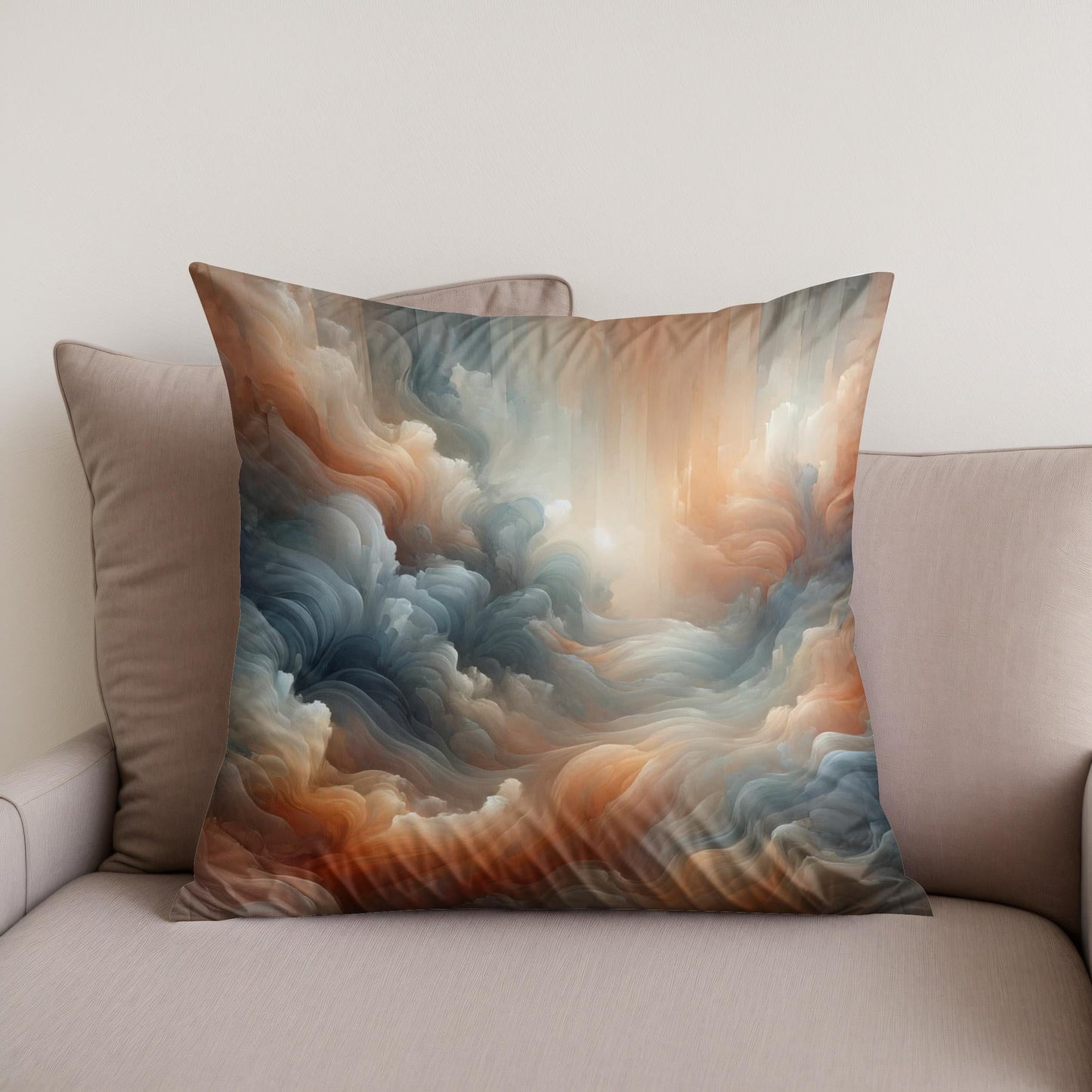 Serene Whispers Cotton Cushion