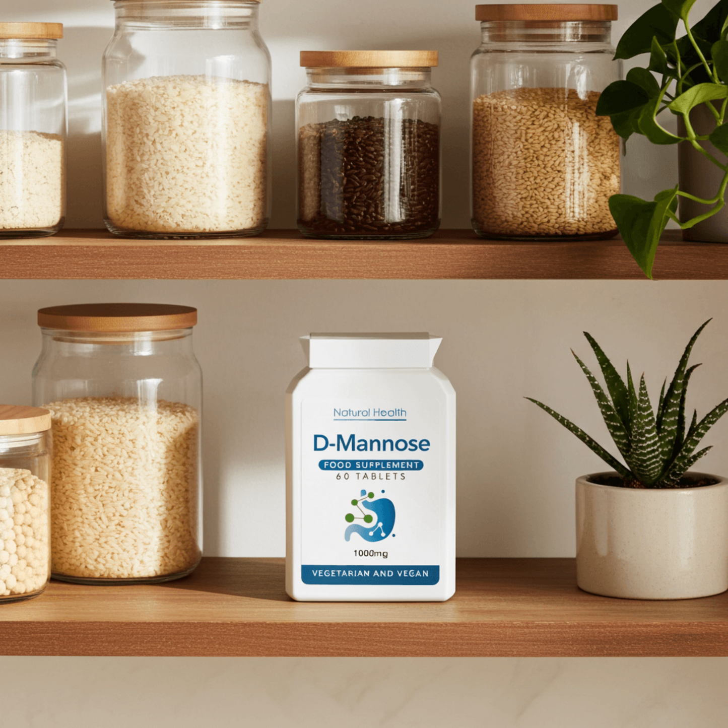 D-Mannose 1000mg Triple Pack | 180 Chewable Tablets | 6 Month Supply | Vegan | UK Made