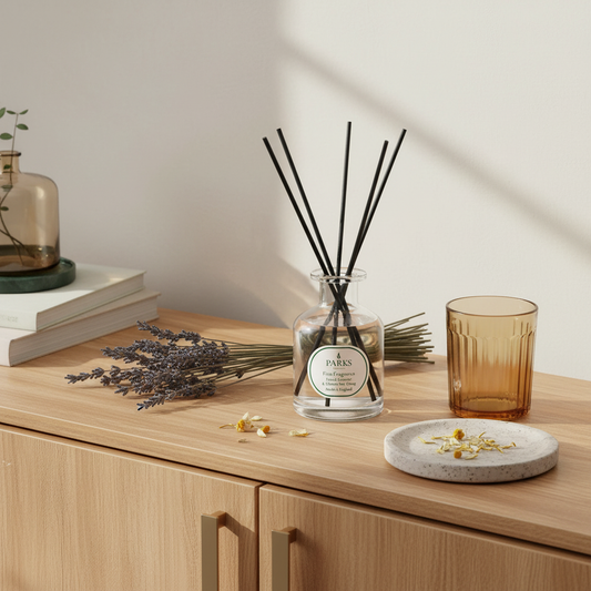 FINE FRAGRANCE 100ML DIFFUSER FRENCH LAVENDER & CHINESE MAY CHANG