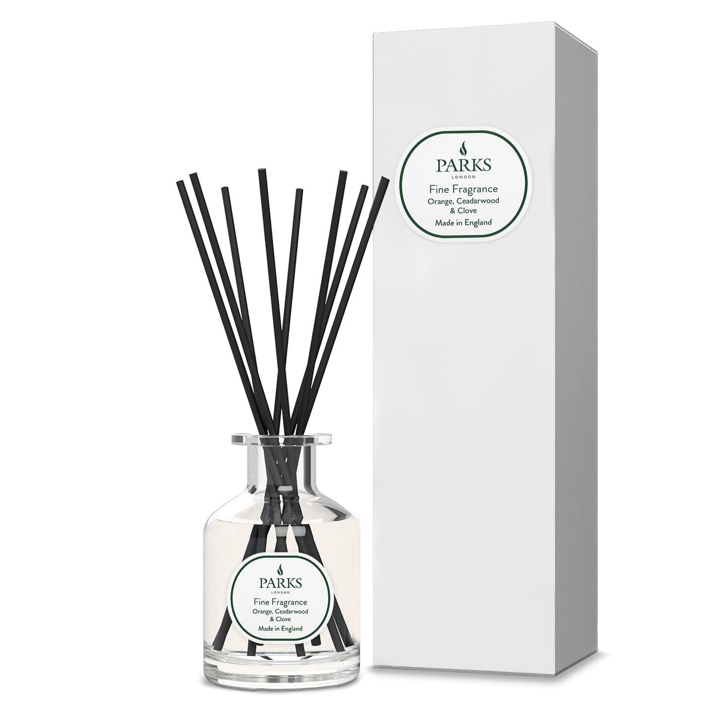 FINE FRAGRANCE  100ML DIFFUSER ORANGE. CEDARWOOD & CLOVE