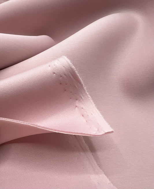 Plain Soft Pink Scuba Foam 3D Mono Scuba Stretch Fabric