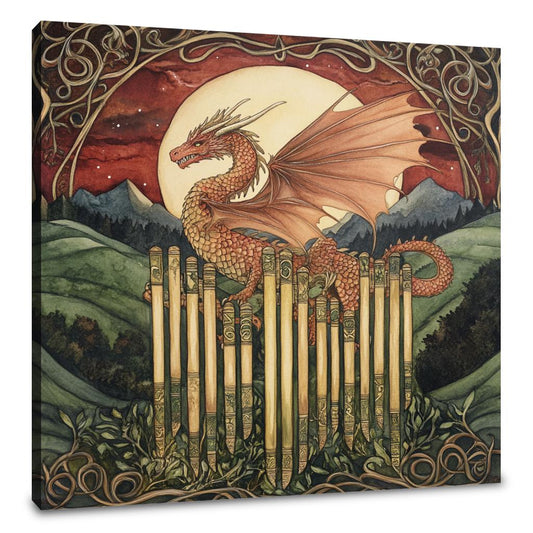 Welsh Dragon Harmony Canvas