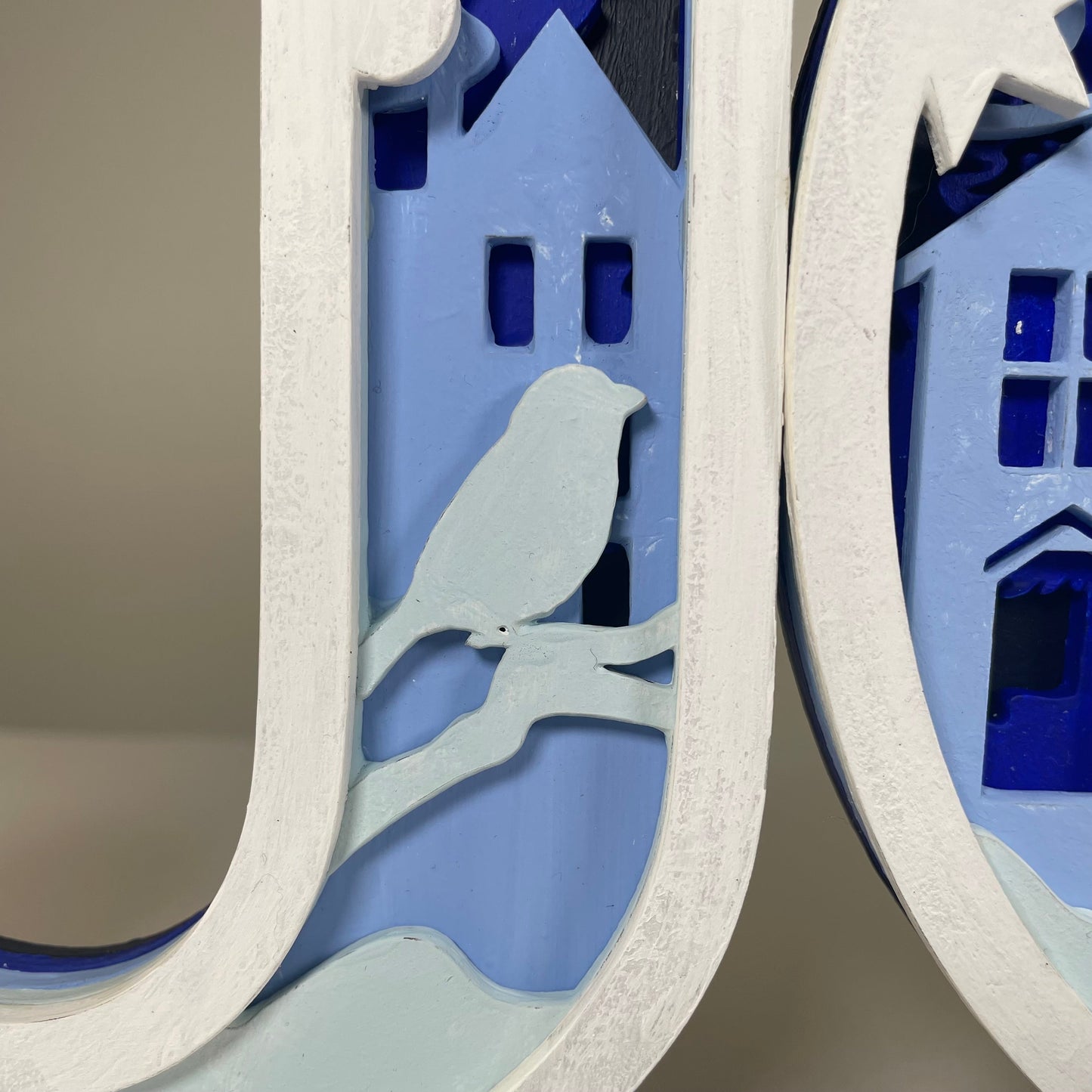 Joy Sign - Handmade Ornament by Curious Rabbit ®