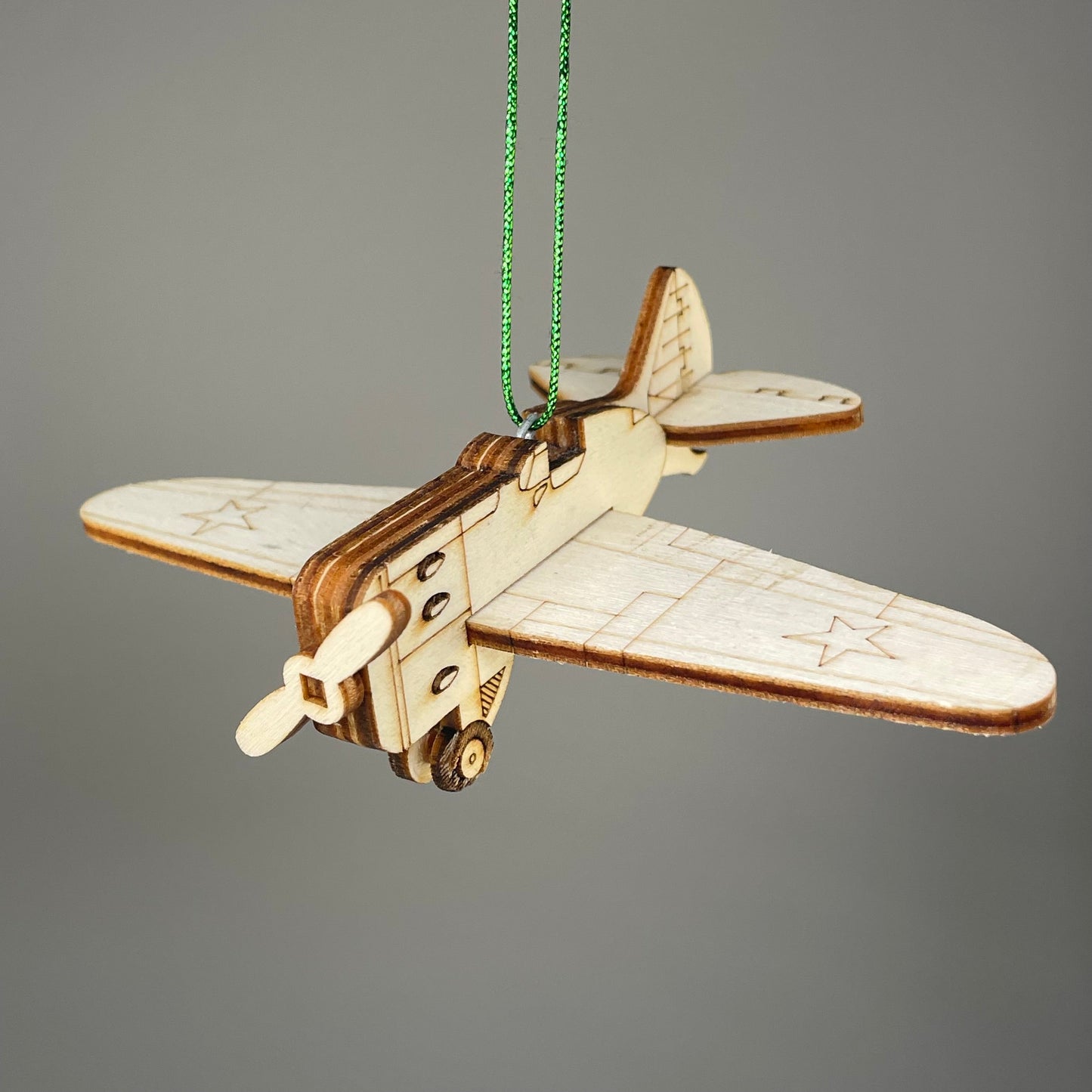 Plane Bauble - Handmade Ornament by Curious Rabbit ®
