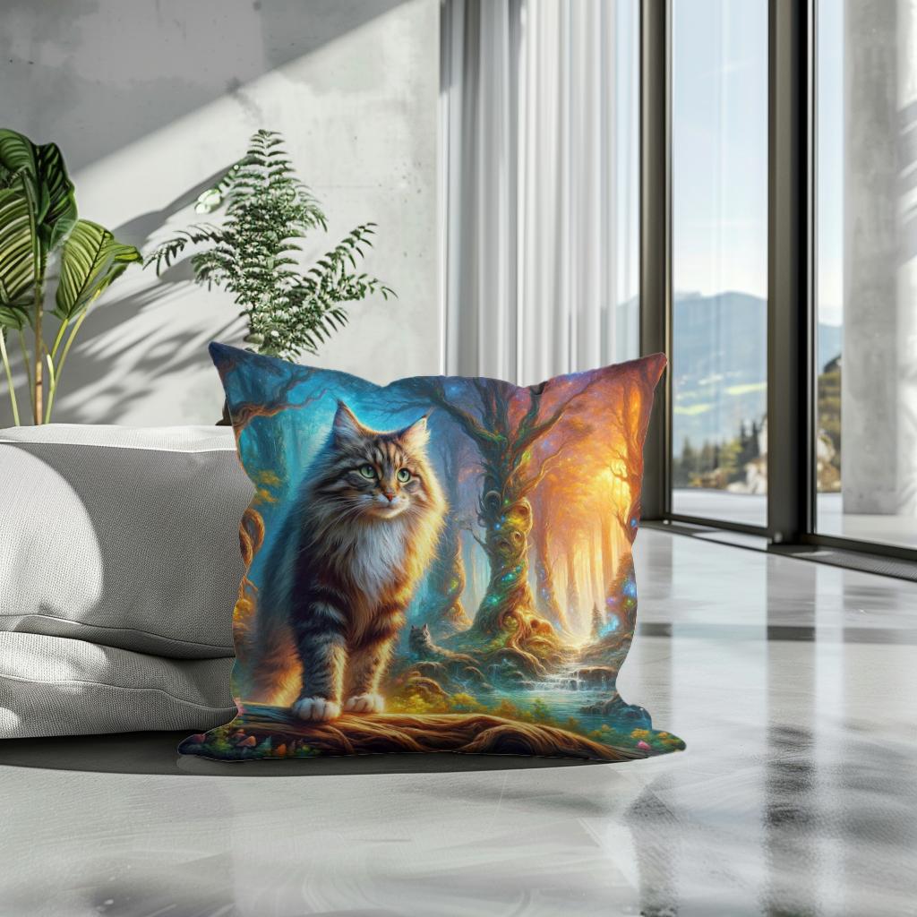 Forest Guardian Cotton Cushion