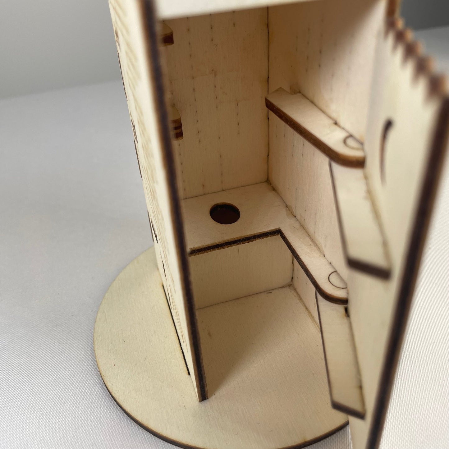 Outhouse WC Toilet - Pre-Built Model by Curious Rabbit ®