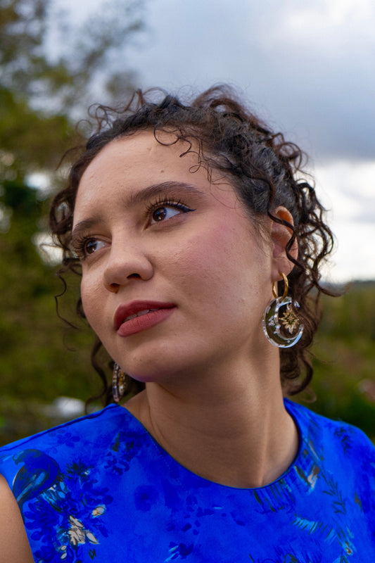 Shining Illumination Hoop Earrings