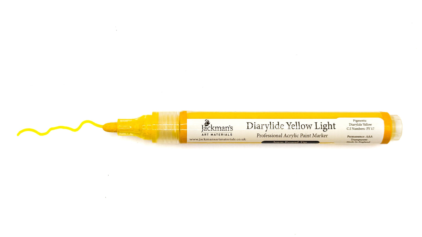 Set of 5 Acrylic Marker Pens (Loose)
