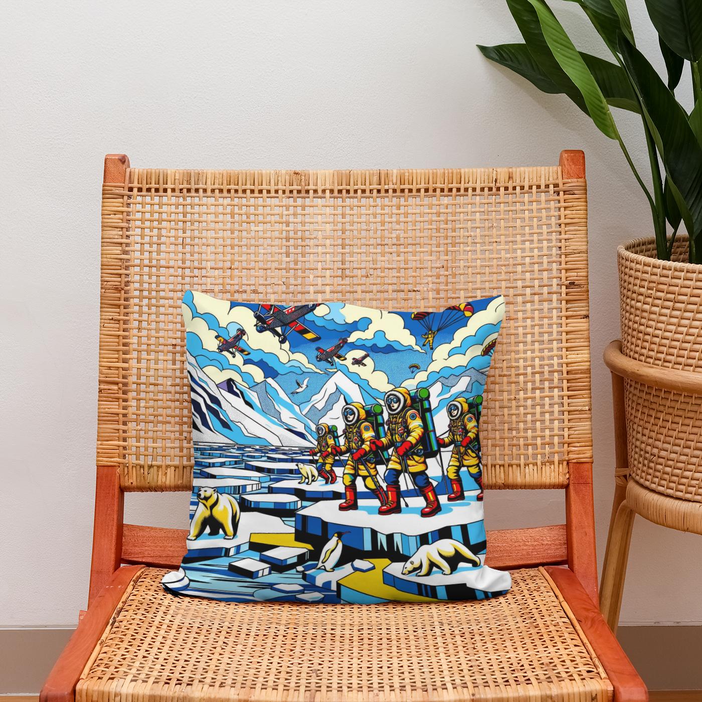 Polar Expedition Pop Cotton Cushion
