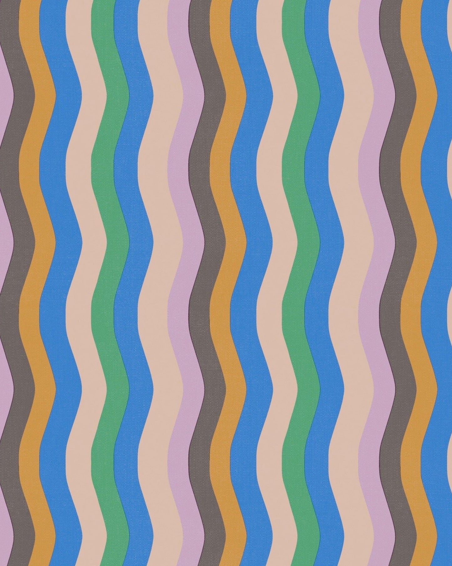 Wavy Stripe Wallpaper