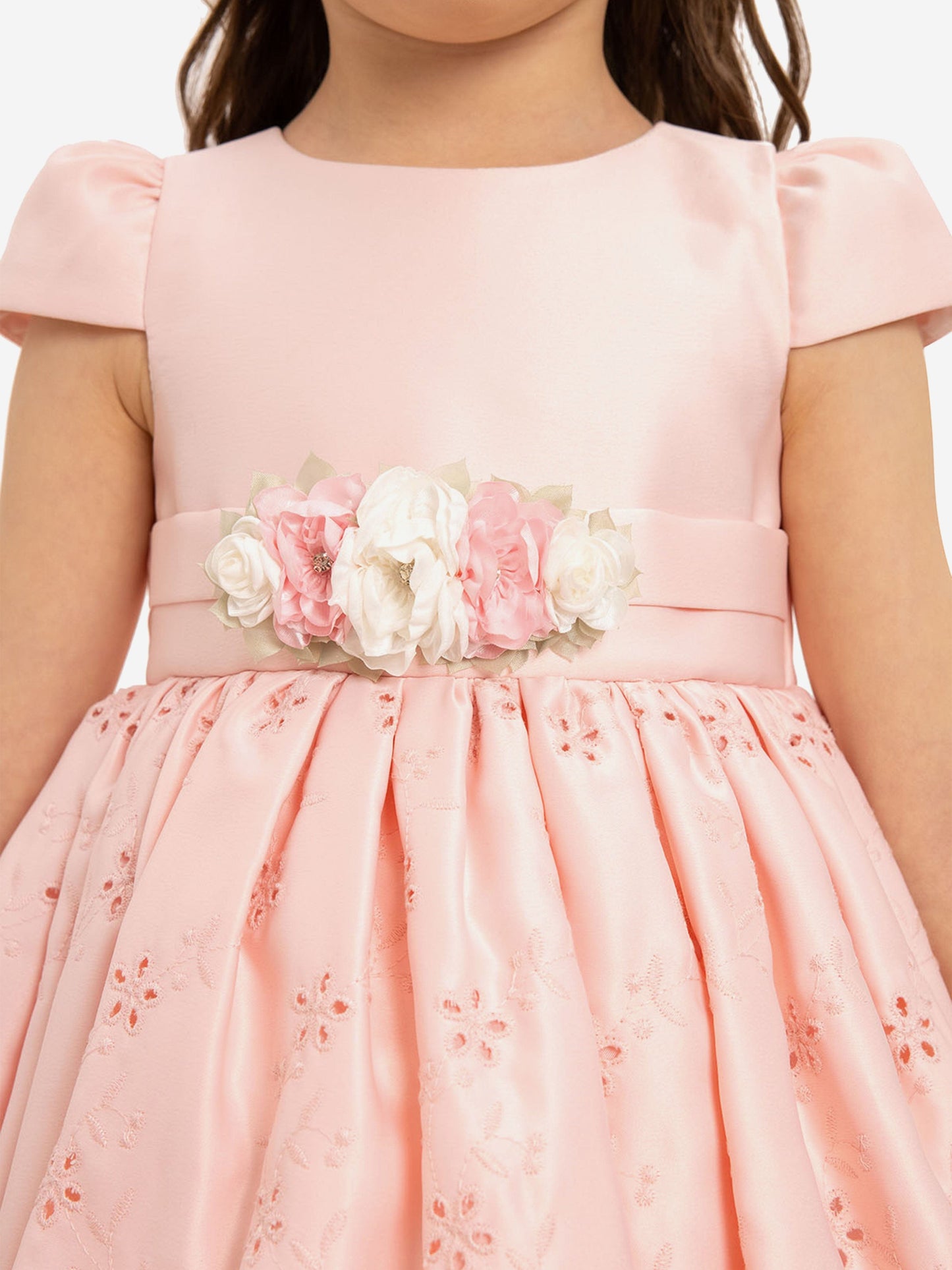 Dress & Fleur Baby Girls Dress with Headband in Pink