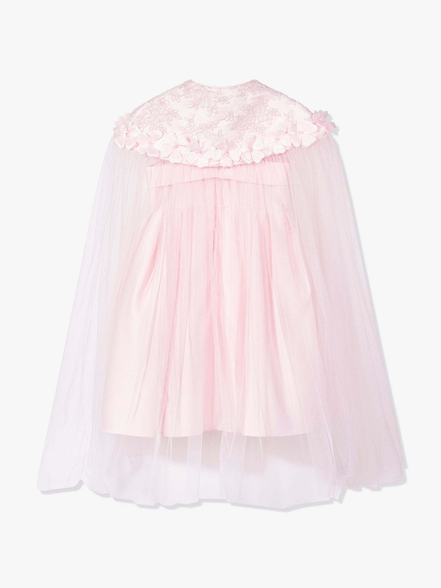 Dress & Fleur Girls Occasion and Cape Set in Pink