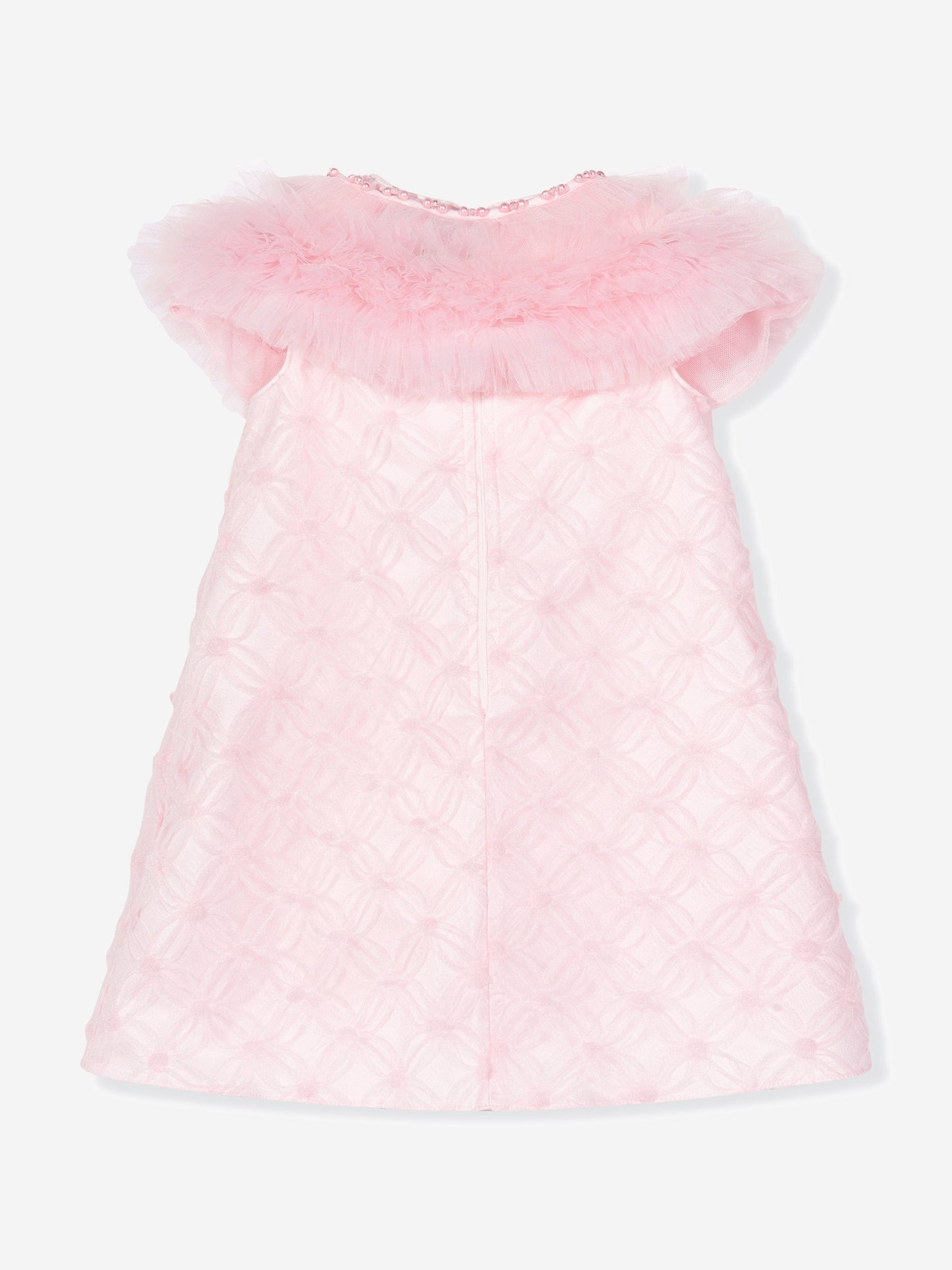 Dress & Fleur Girls Occasion Dress and Cape Set in Pink