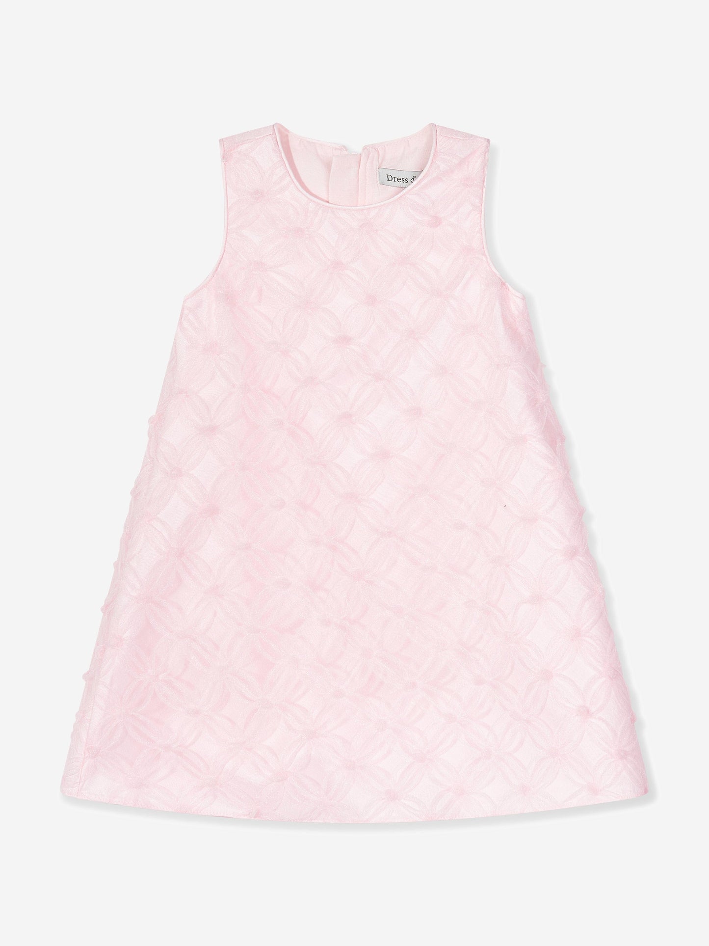 Dress & Fleur Girls Occasion Dress and Cape Set in Pink