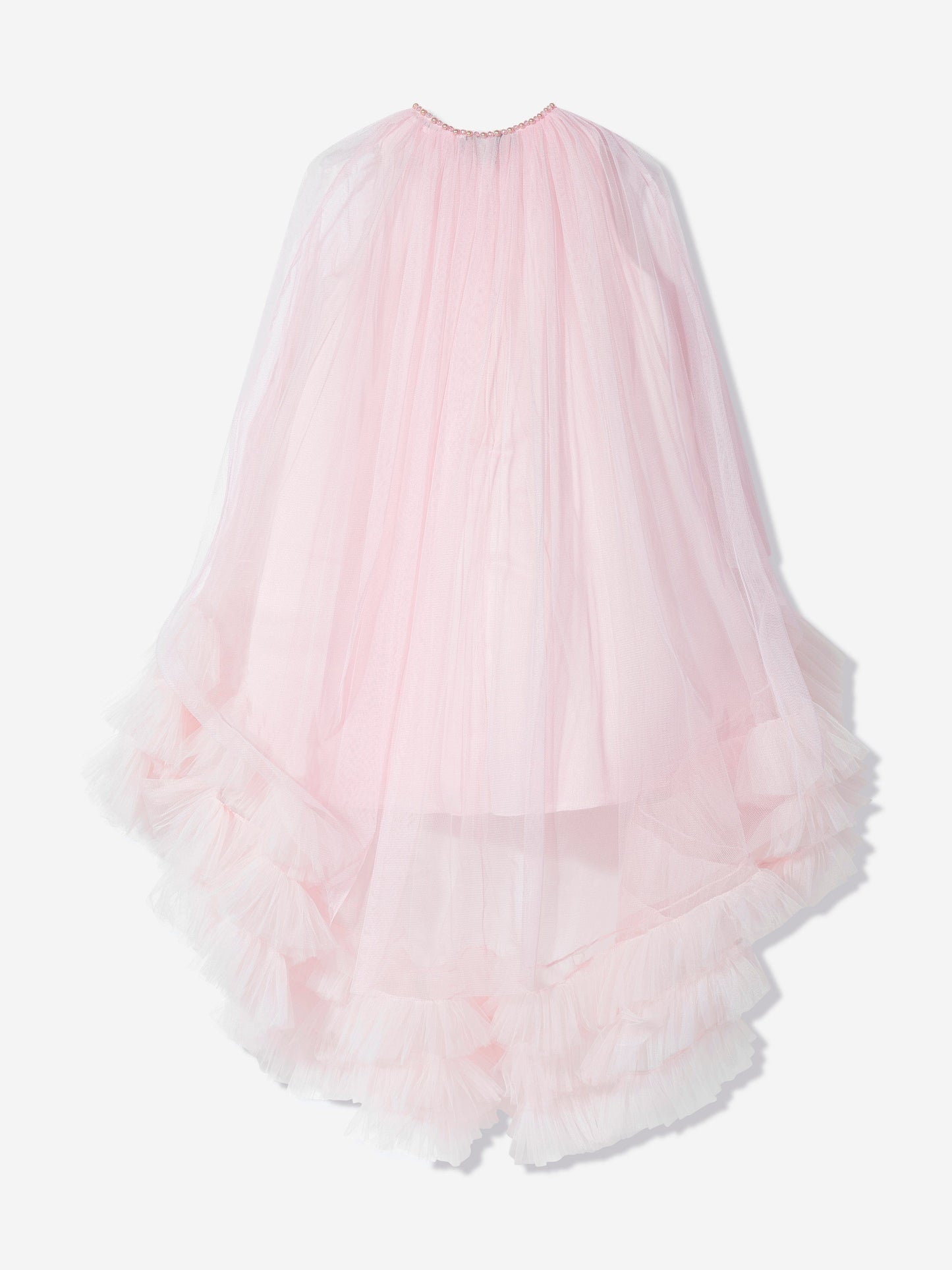 Dress & Fleur Girls Occasion Dress and Cape Set in Pink