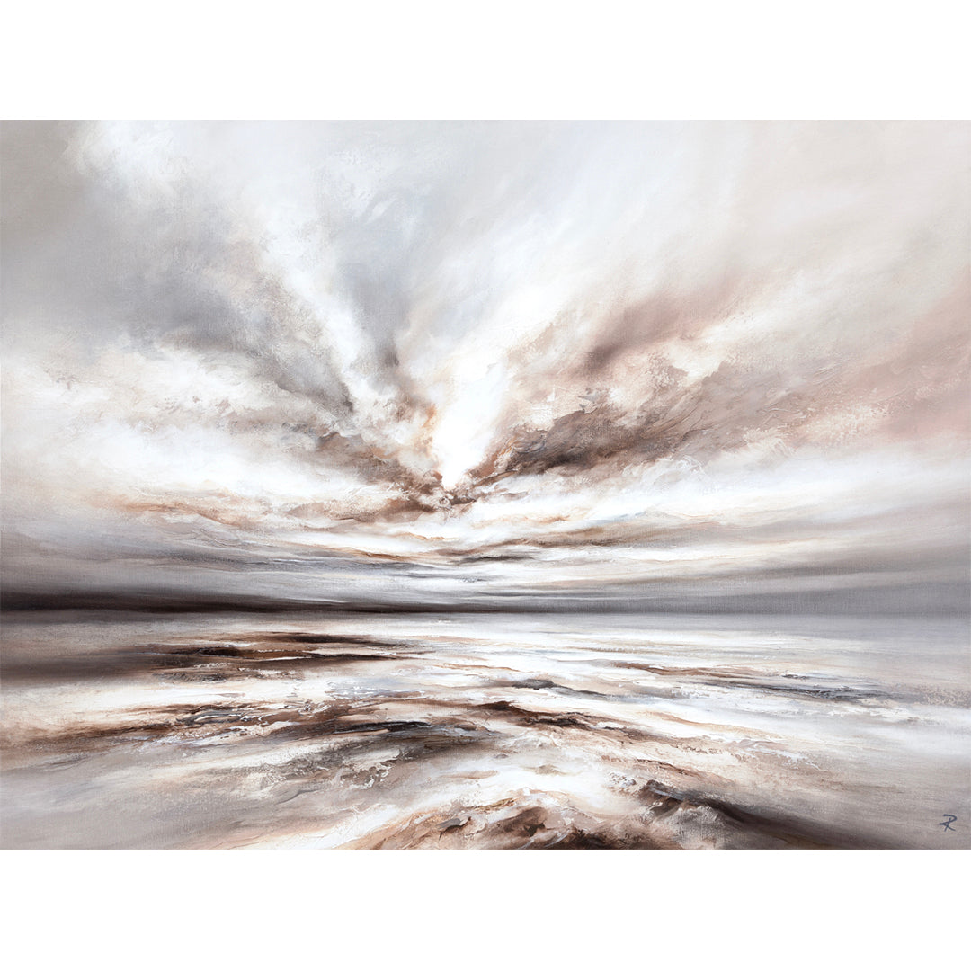Drift Landscape Framed Printed Canvas