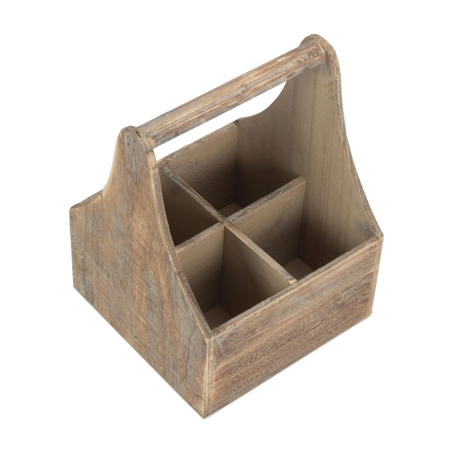 Oak Effect 4 Bottle Carrier