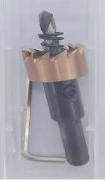 Water Butt Brass Kit 1" with In-Line Valve + Female Quick Connector WL and Drill Bit