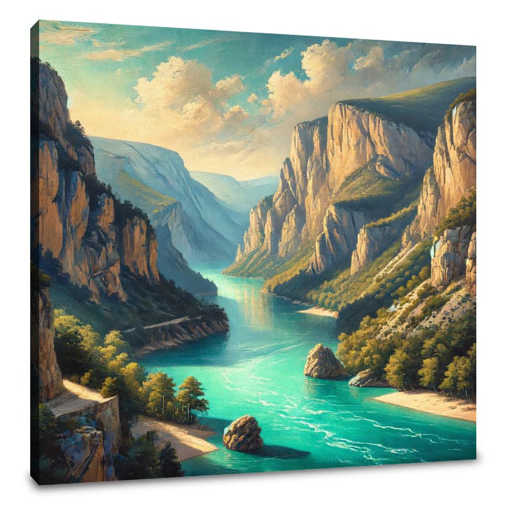 Verdon Gorge Grandeur Canvas