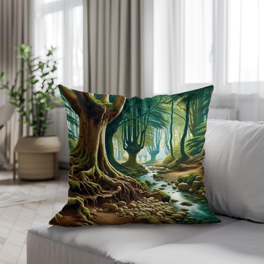 Enchanted Trail Cotton Cushion