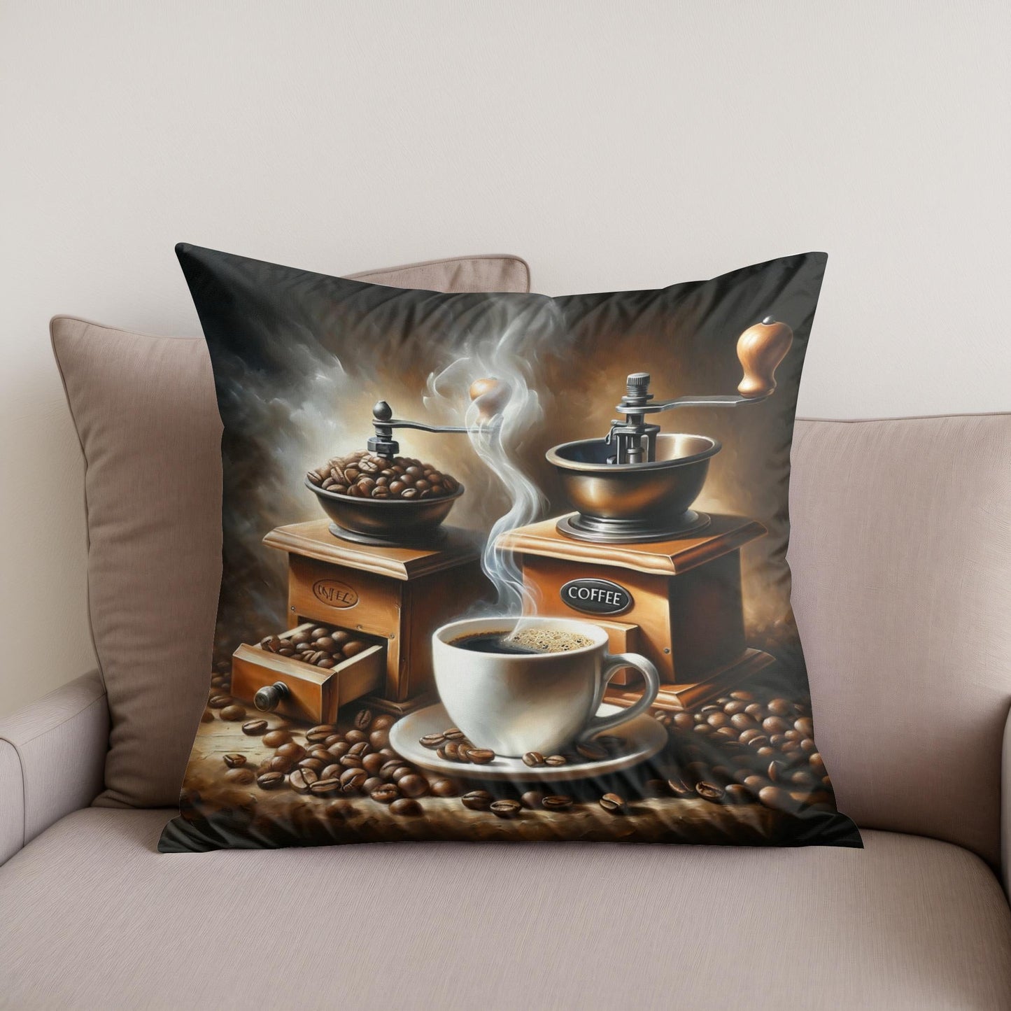 Morning Aroma Cotton Cushion